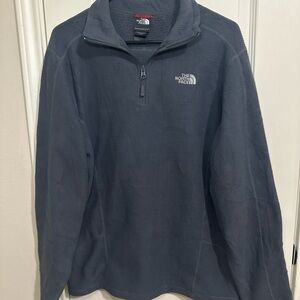 SOLD - The North Face Gray Quarter-Zip Fleece